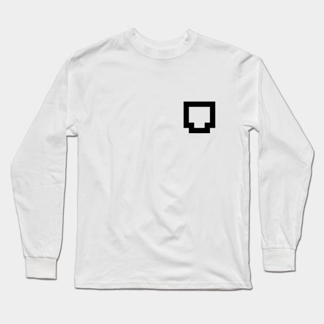 Pixel Pocket Long Sleeve T-Shirt by MotherBoredom